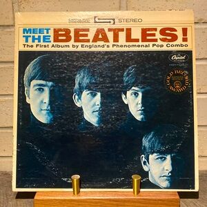 Meet The Beatles! Vinyl Record. 1960s pressing